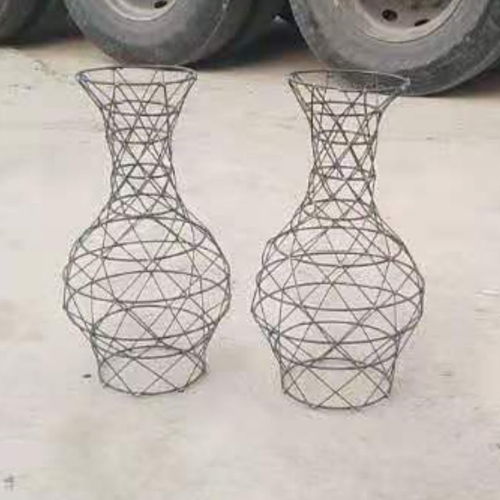 紫薇花瓶模具花瓶骨架制作紫薇花瓶編織植物造型樹(shù)